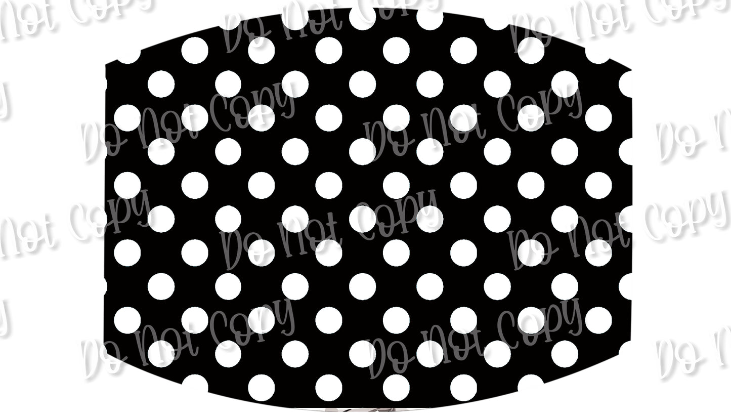 Black Polka Dots 14(2) (2 per page)