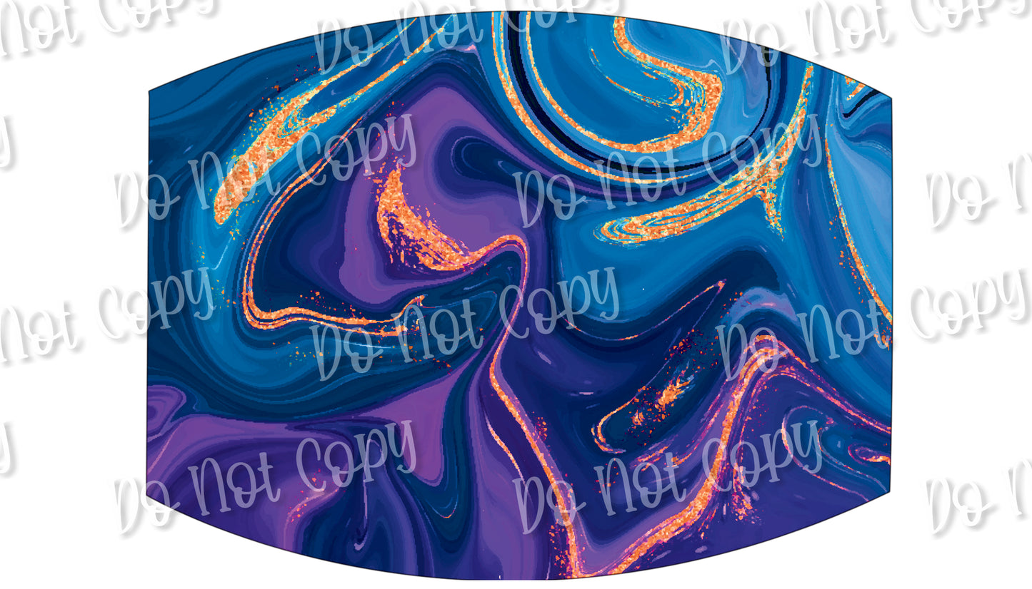 Glitter Paint Swirl 39