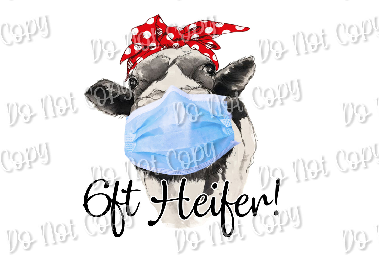 6 ft Heifer mask sub print (2 per page)