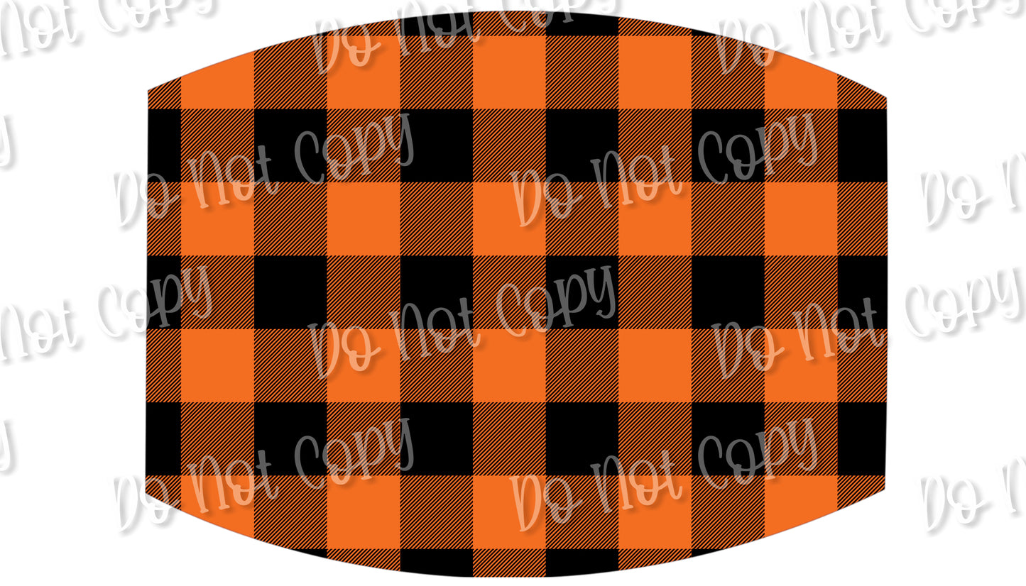 Orange Buffalo Plaid 9