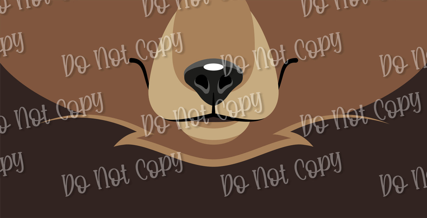 Bear mouth (2 per page)