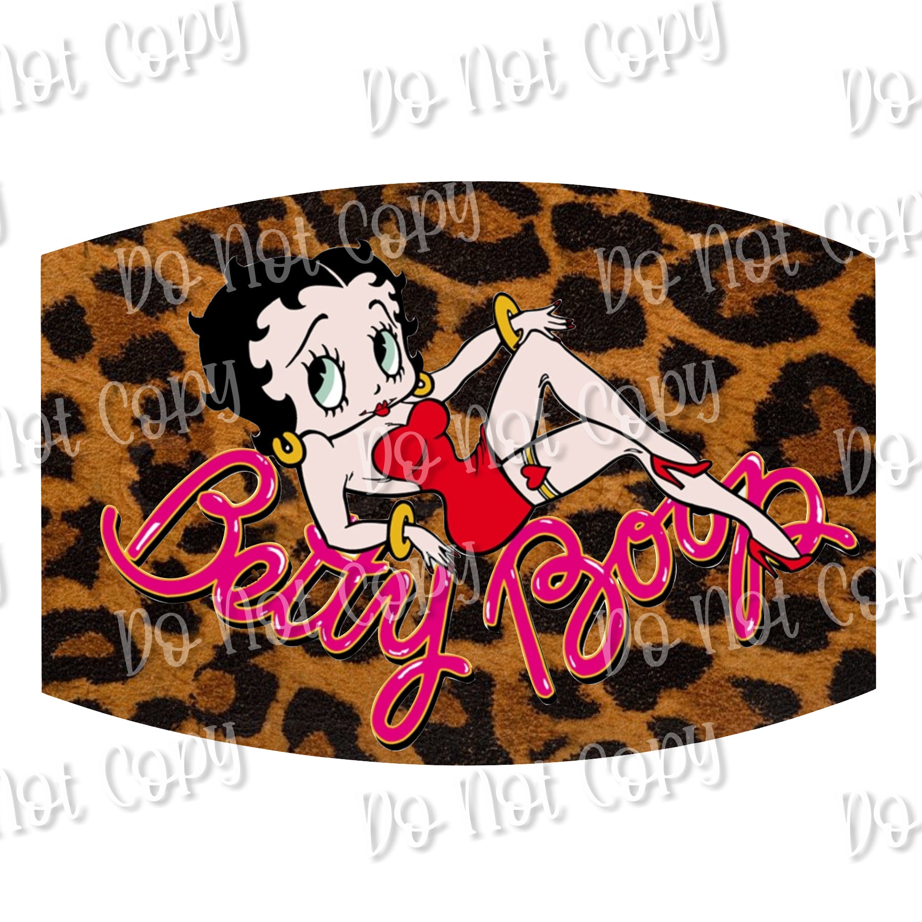 Betty Boop Face Mask