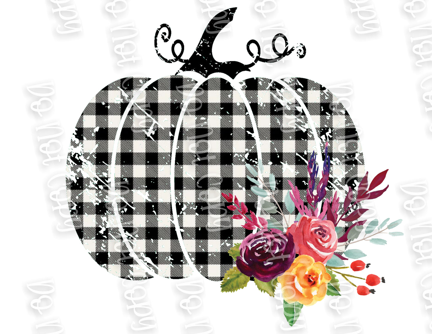 Buffalo Plaid Pumpkin Sub
