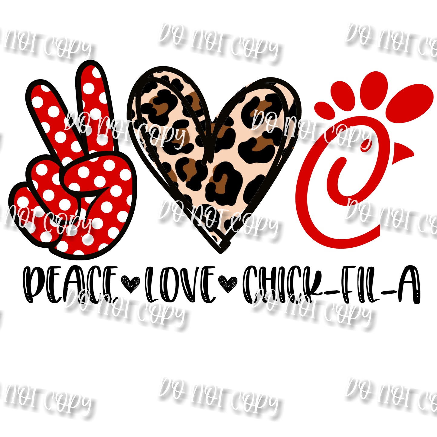 Chick Fil A Sublimation