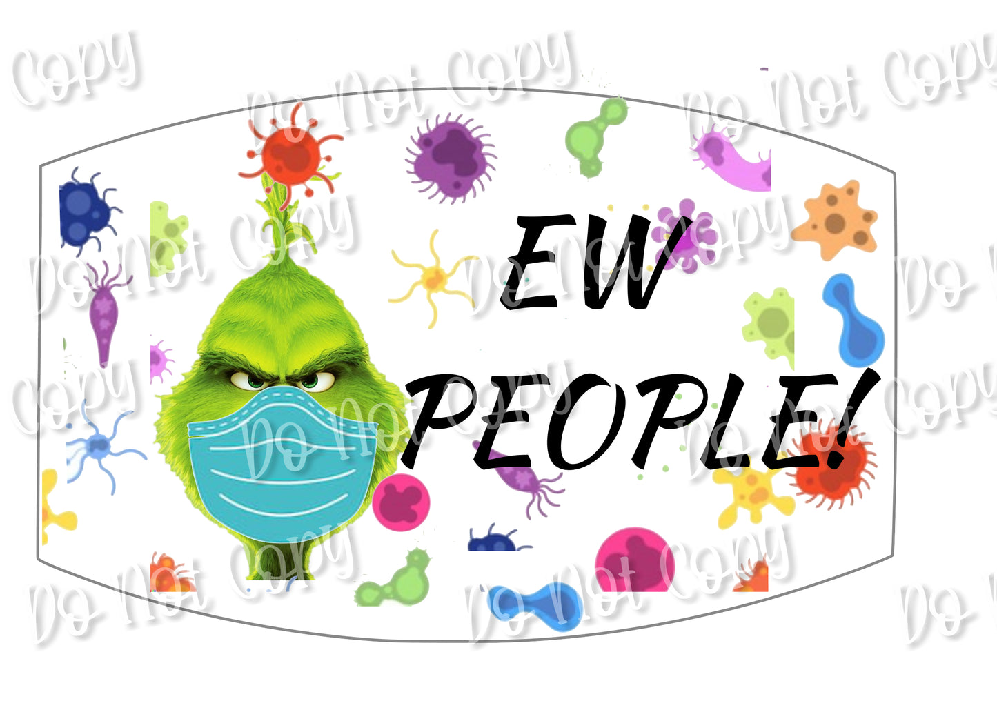 Ew People Mask Sublimation