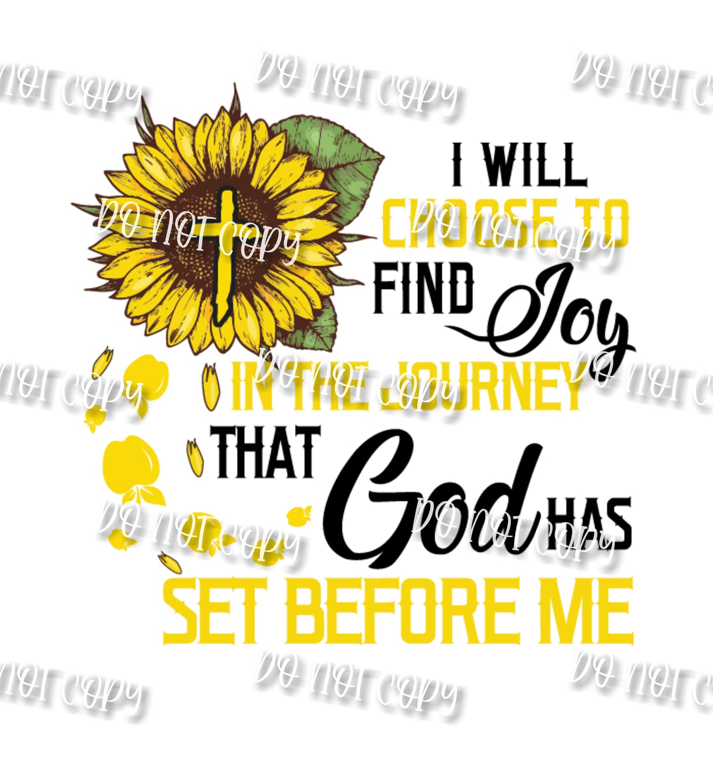 Joy in the Journey Sublimation