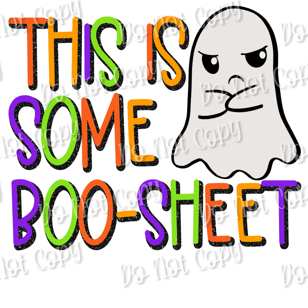 This is Boo Sheet Sublimation