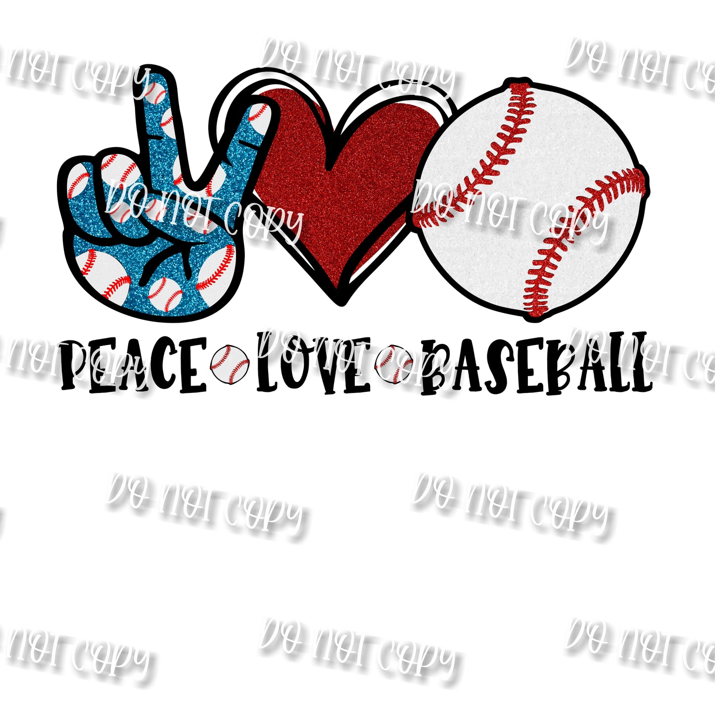 Baseball Glitter