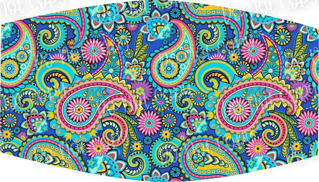 Paisley Face Mask Sub Print