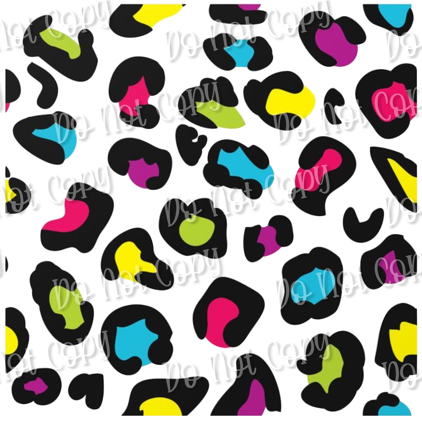 Bright Colorful Leopard
