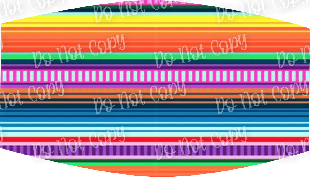 Serape Face Mask Sub Print