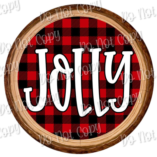 Buffalo Plaid Jollly