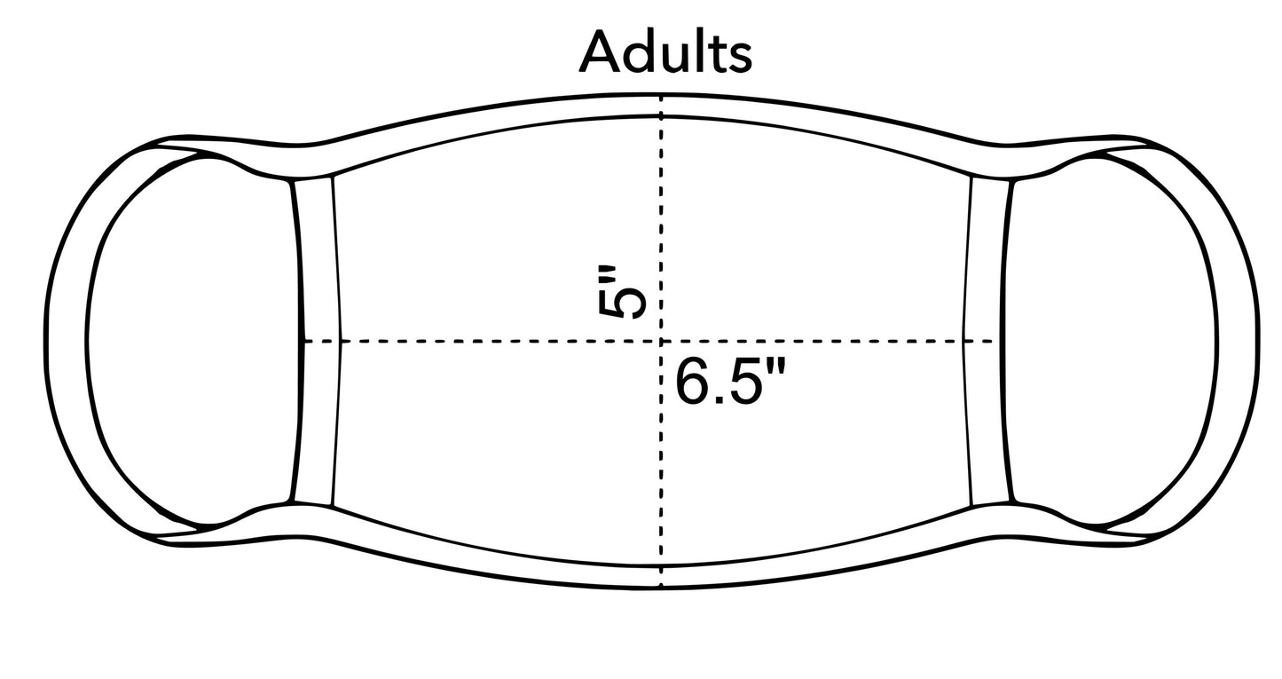 Sublimation Face Masks **Adult** 5"x6.5"