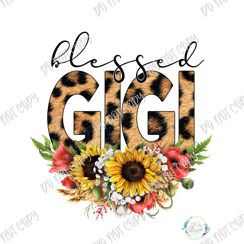 Blessed Gigi Leopard Sunflower sub
