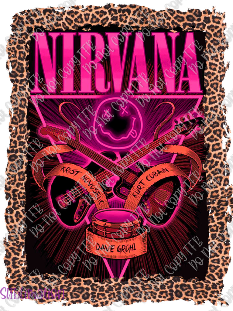 Nirvana Pink Leopard Sublimation