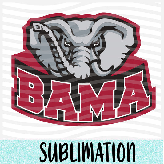 Alabama Elephant Sublimation
