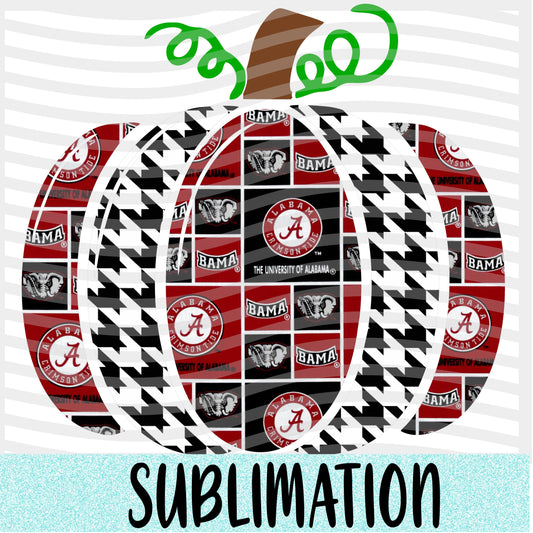 Alabama Pumpkin  Sublimation