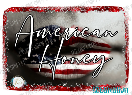 American Honey Sublimation Print