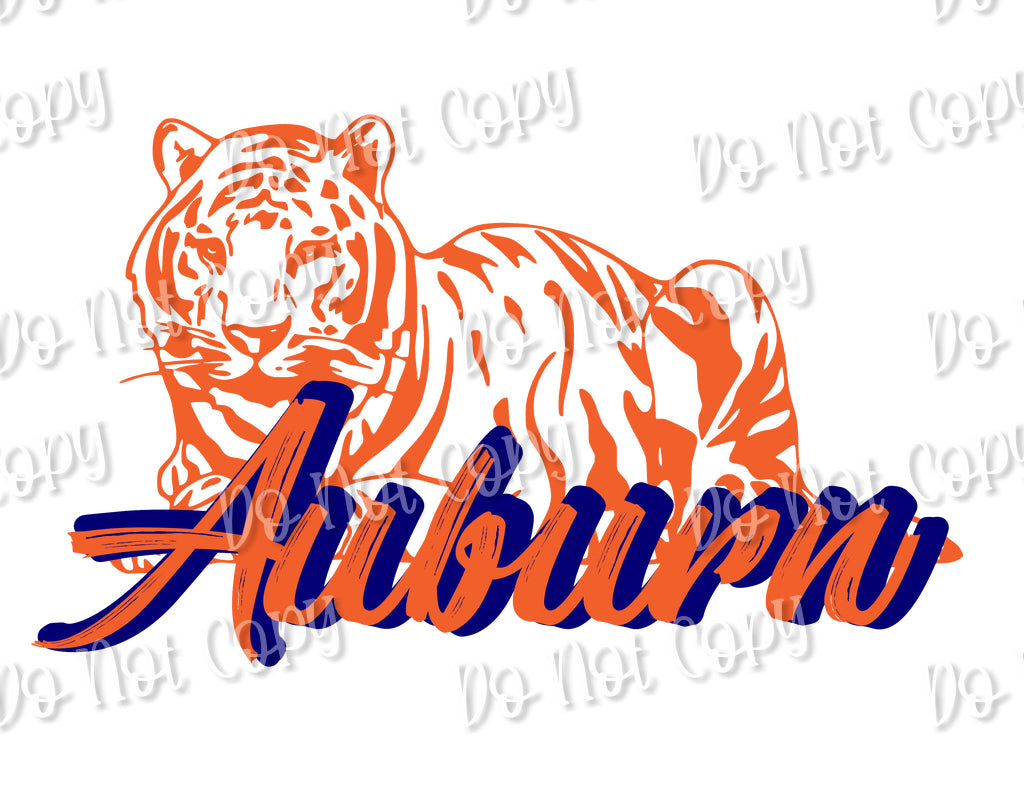 Auburn Tiger Sublimation