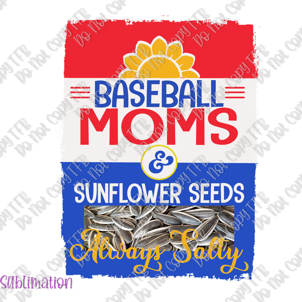 Salty Moms Baseball Sublimation