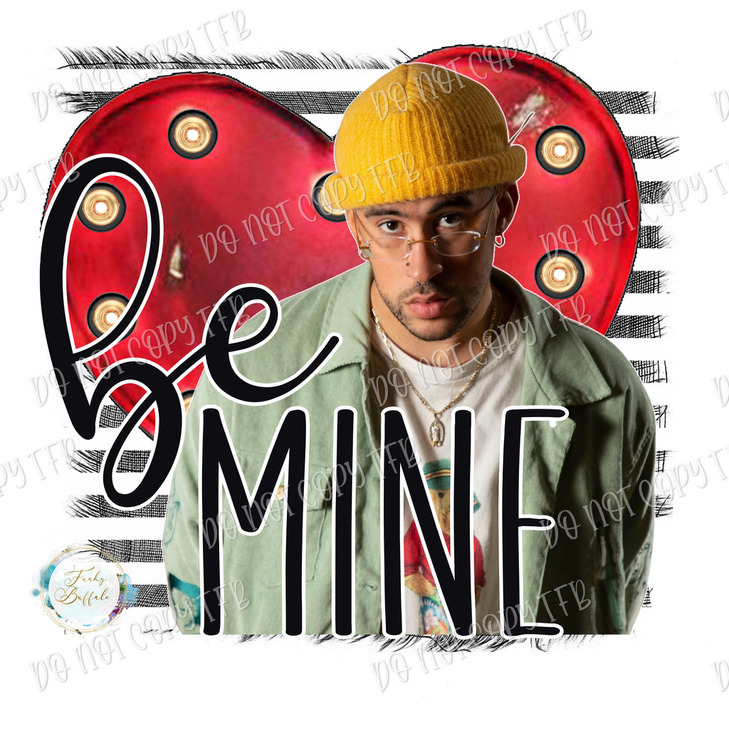 Be Mine Bad Bunny Sublimation