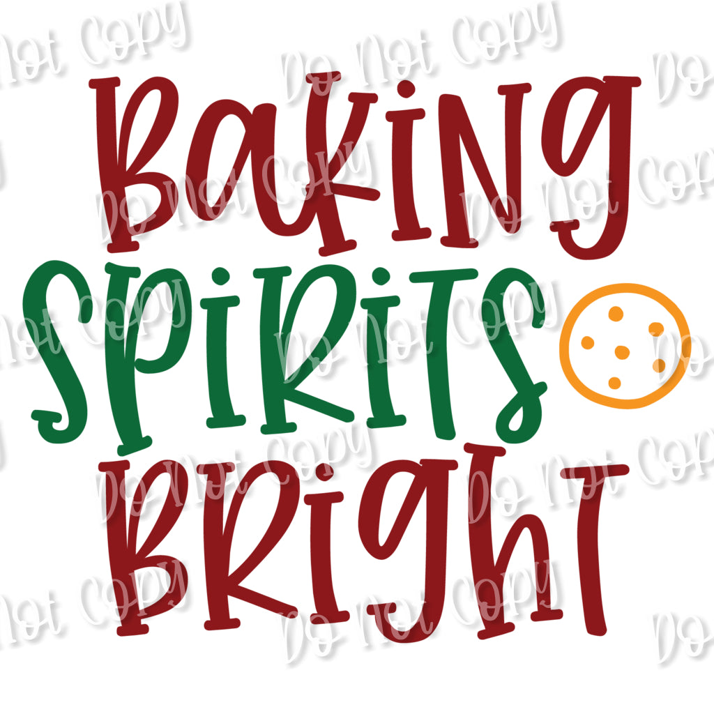 Baking Spirits Bright Sublimation