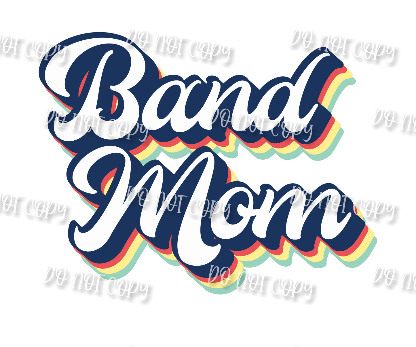 Band Mom Retro Sublimation