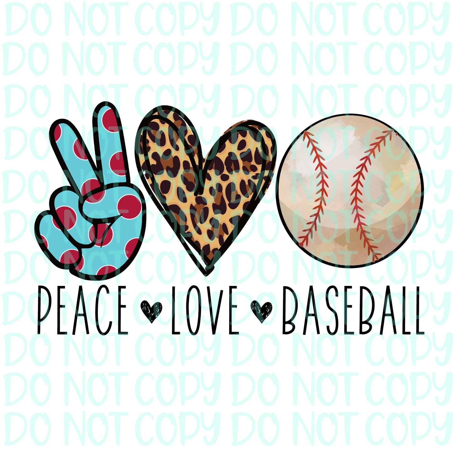 Peace Love Baseball 2