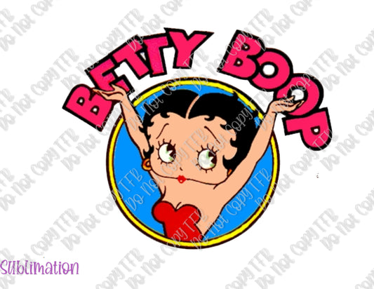 Betty Boop Sublimation