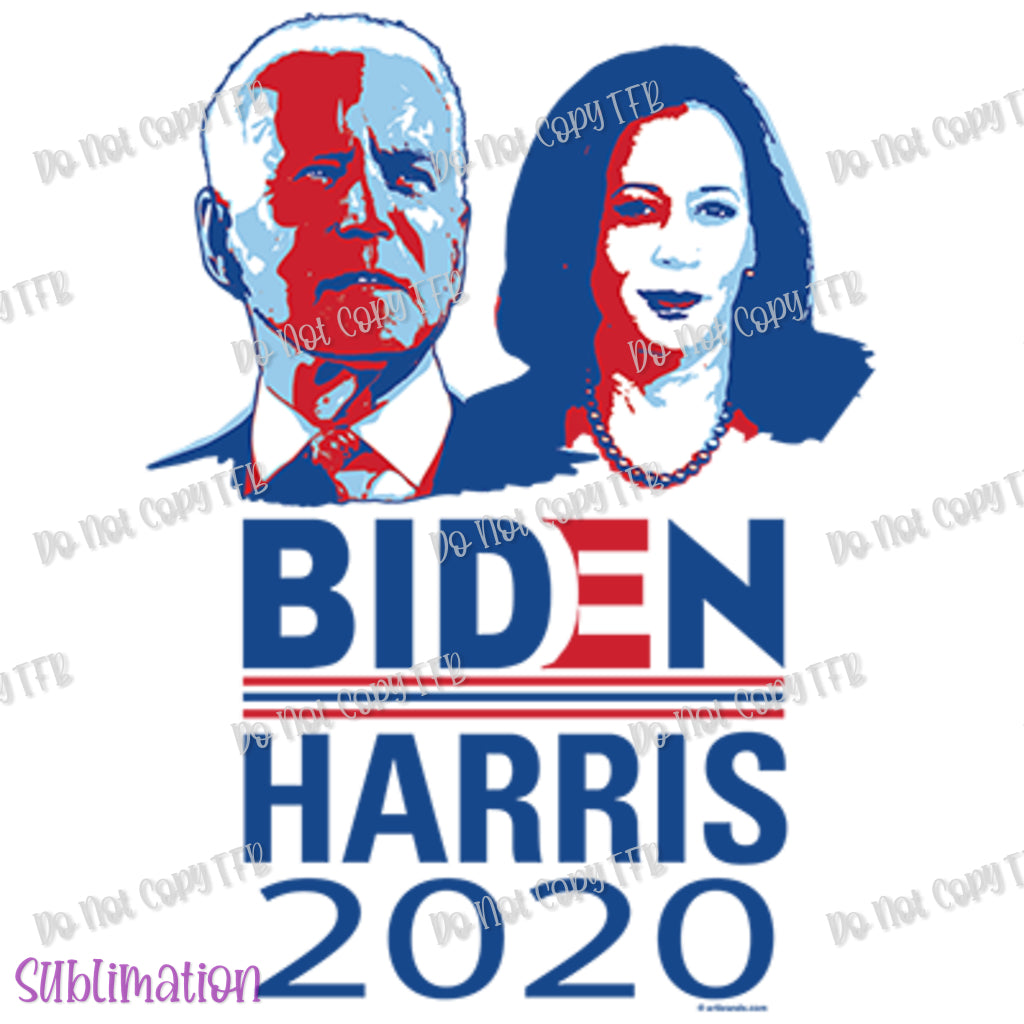 Biden/Harris 2020 Sublimation Print