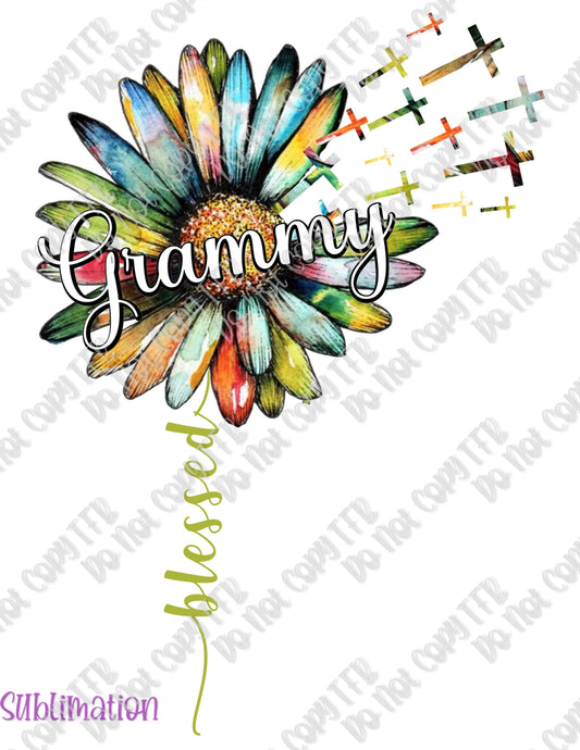 Blessed Grammy Daisy Sublimation