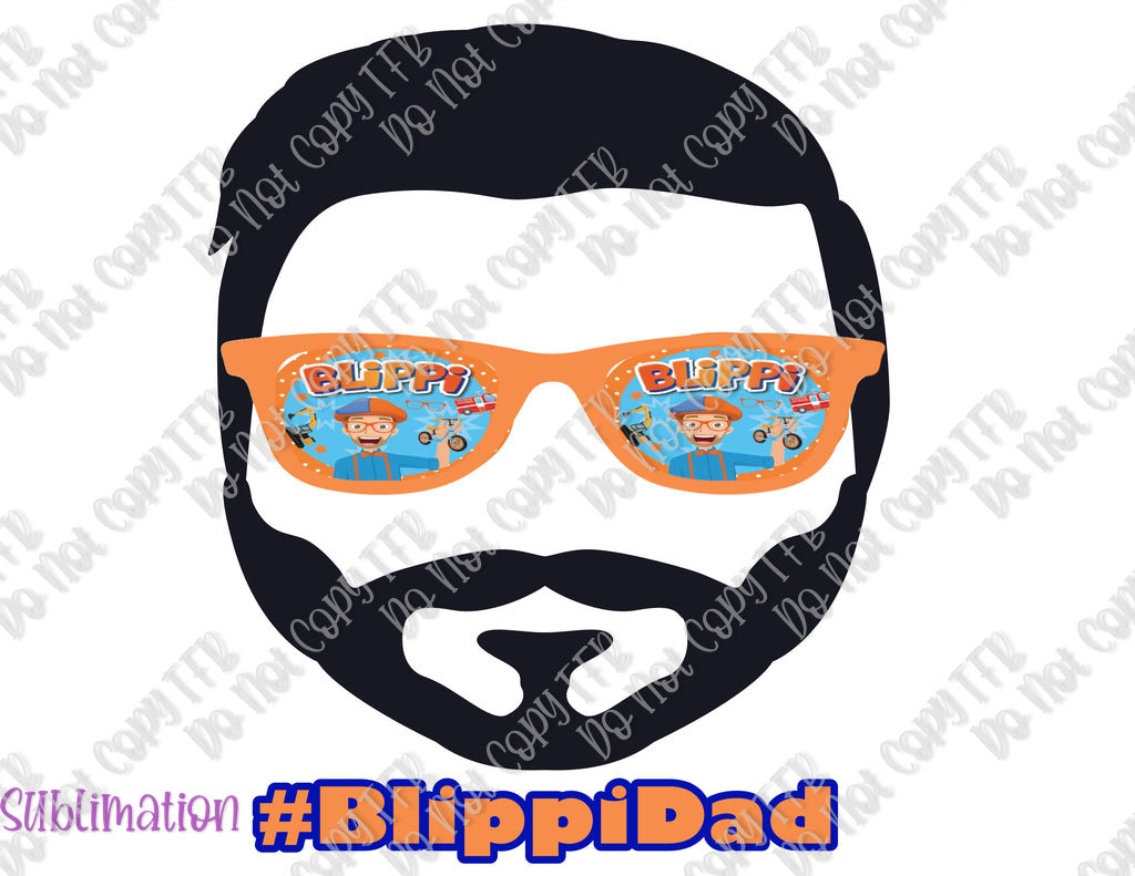 Blippi Dad Sublimation