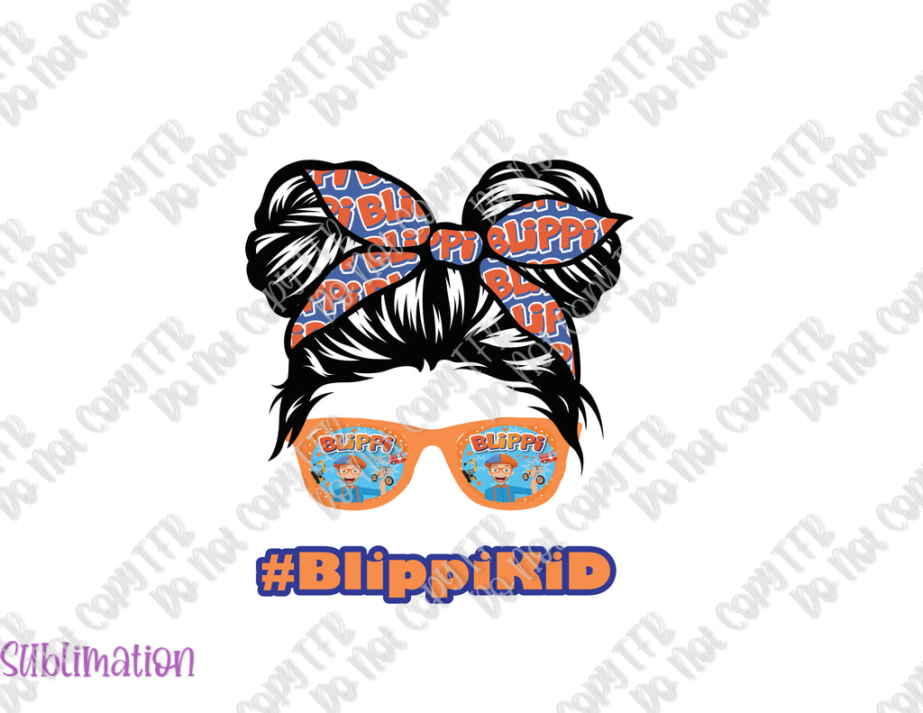 Blippi Girl Sublimation