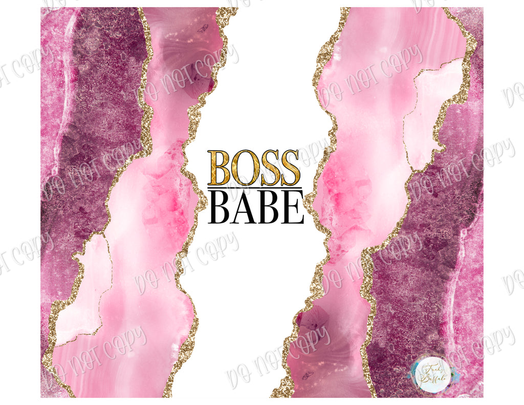 Boss Babe Tumbler Sub 20oz Skinny