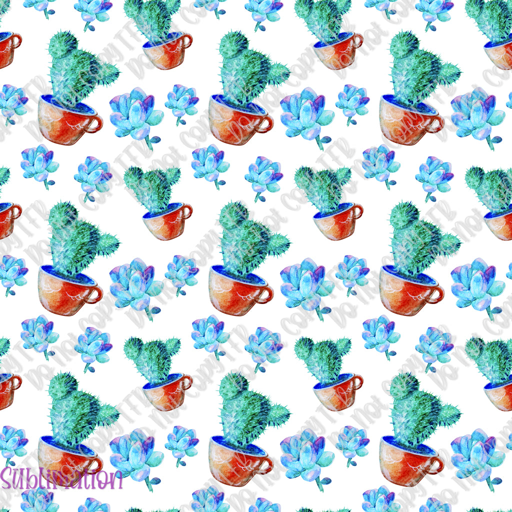 Cactus Full Sheet Sublimation