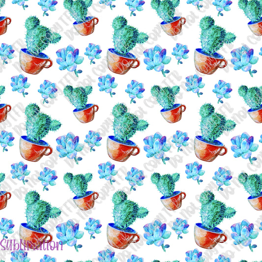 Cactus Full Sheet Sublimation