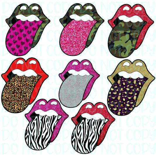 Camo/Leopard Mouths