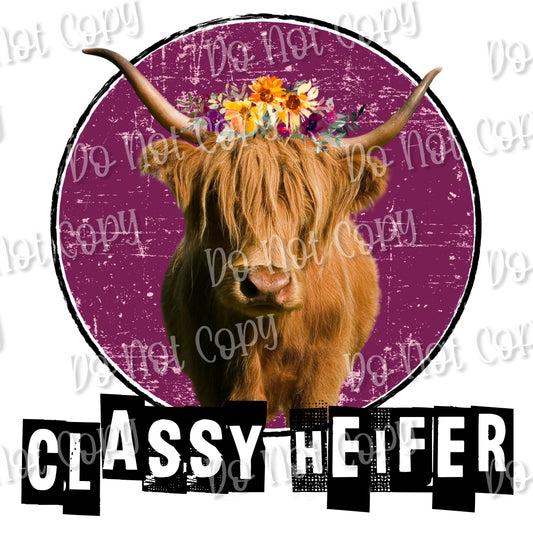 Classy Heifer Sublimation