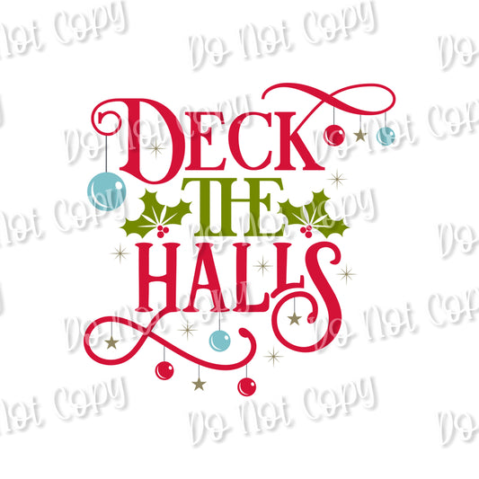 Deck The Halls Sublimation