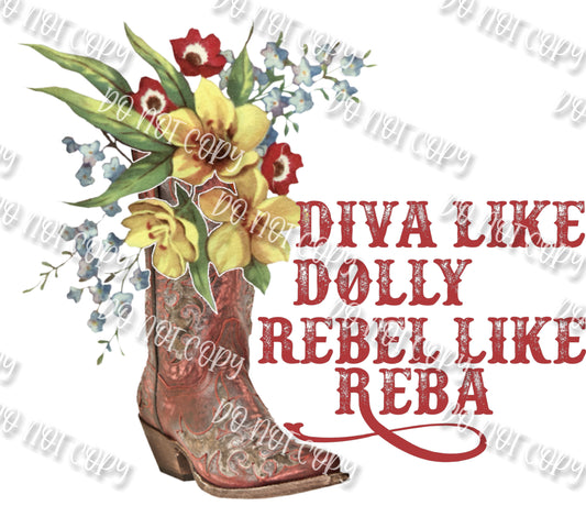 Diva, Rebel Sublimation Print