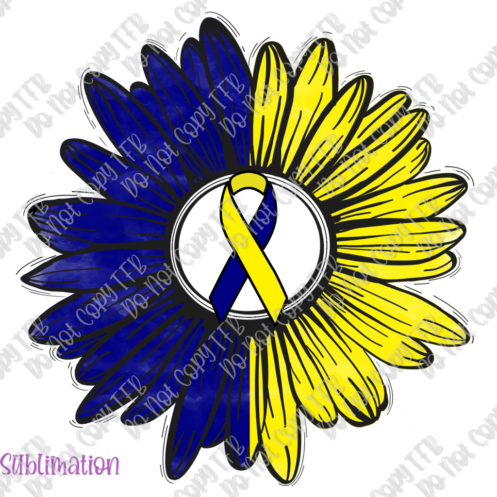 Down Syndrome Flower Sublimation