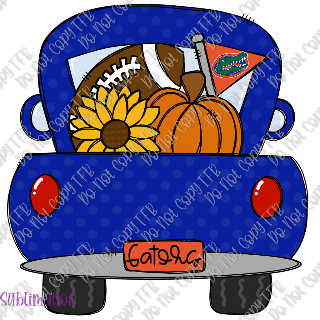 Florida Gators Truck Sublimation