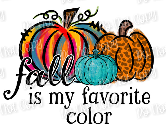 Fall is My Favorite Color Pumkins