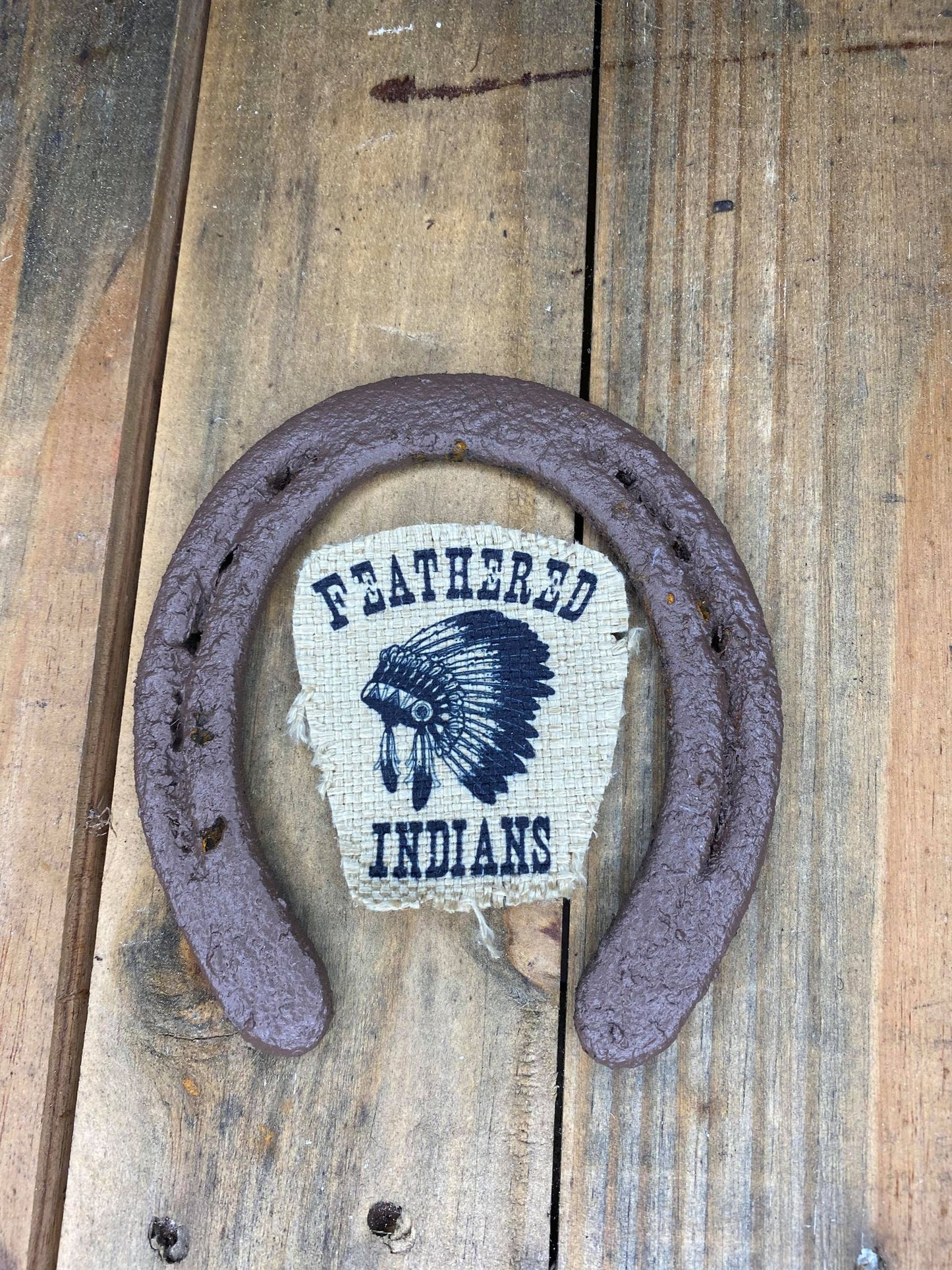 Feathered Indian Hat Patch