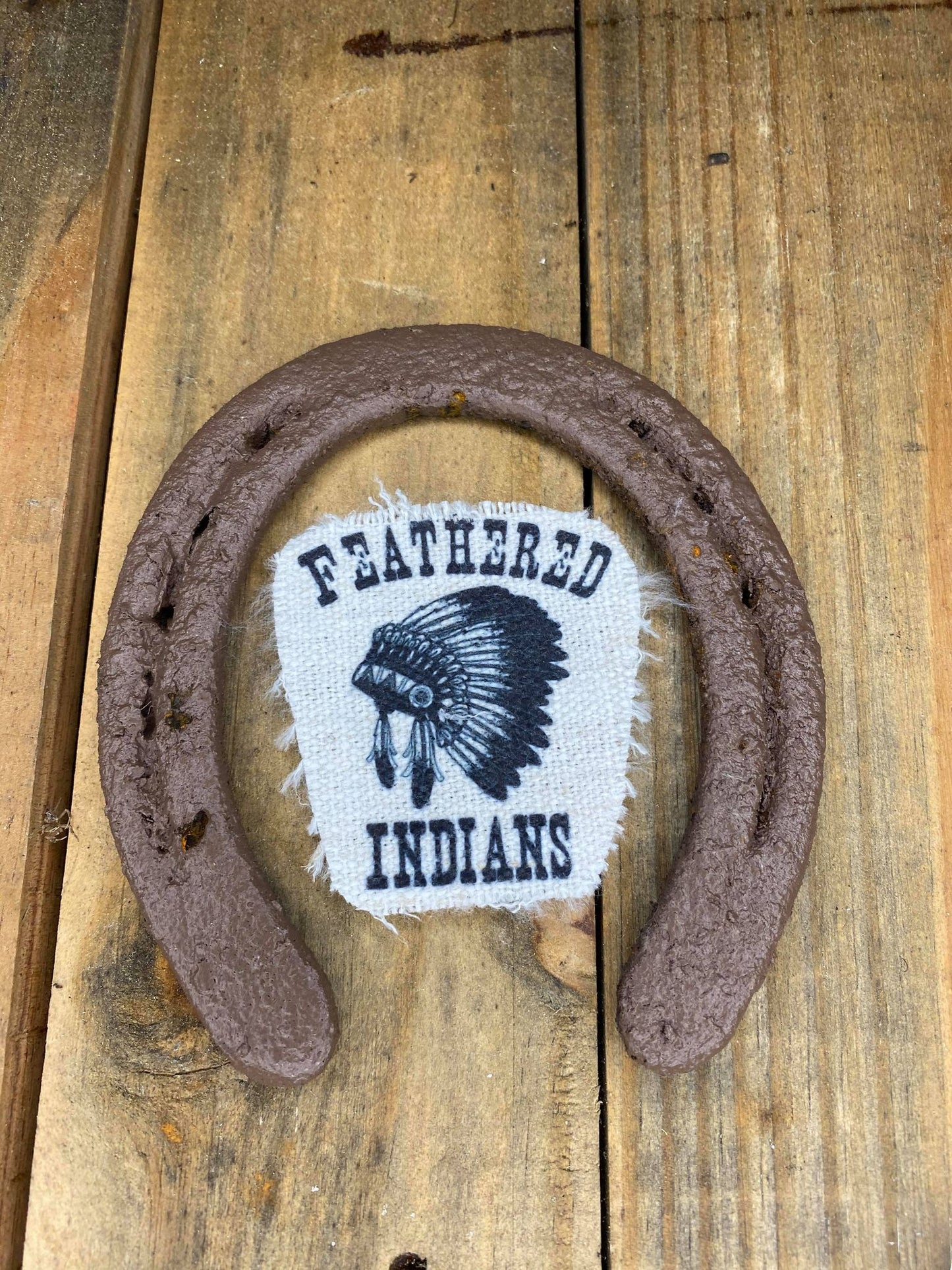 Feathered Indian Hat Patch