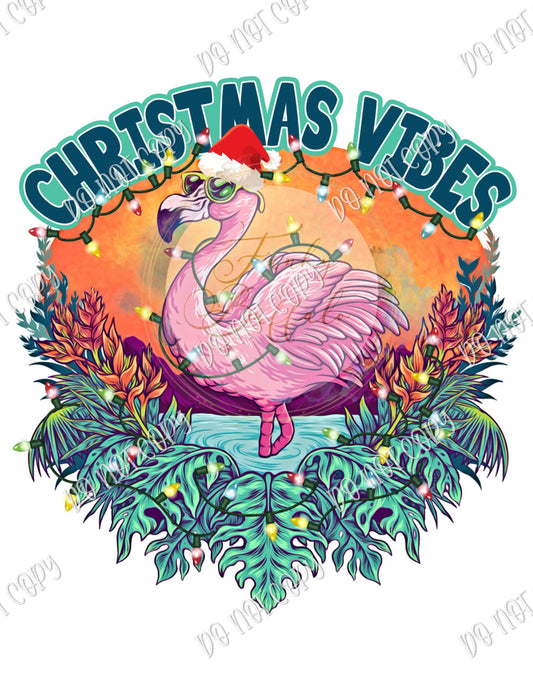 Flamingo Christmas Vibes