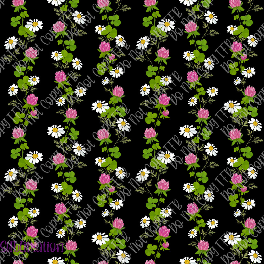 Floral Full Sheet Sublimation