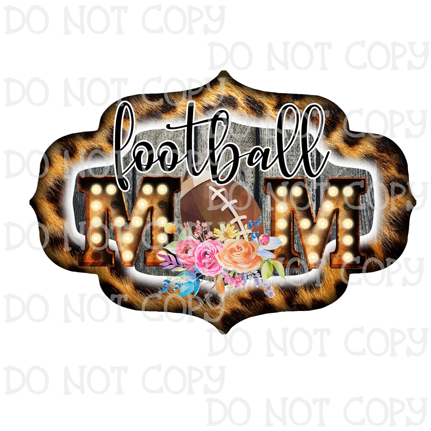 Football Mom Marquee Sublimation
