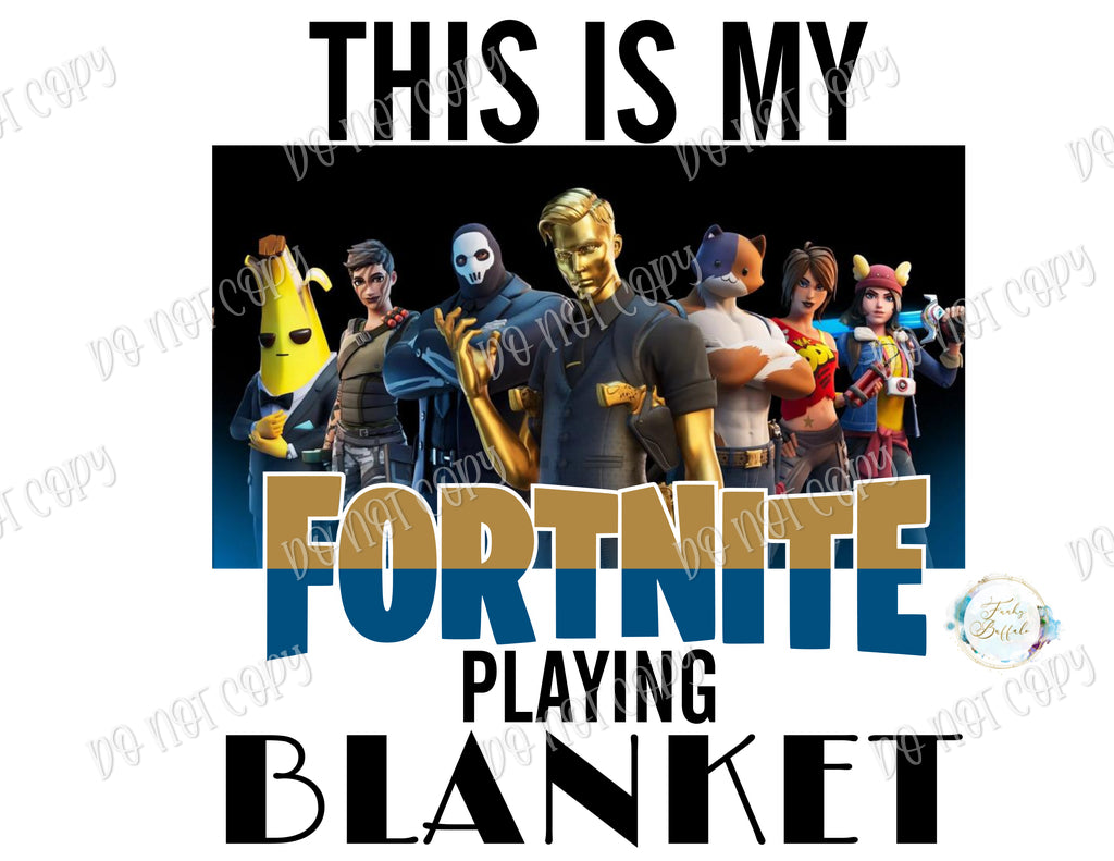 Fortnite S3 Blanket Sublimation