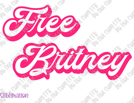 Free Britney Retro Sublimation